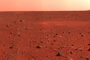 Mars red surface
