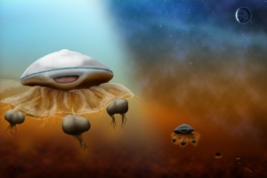 Alien jellyfish